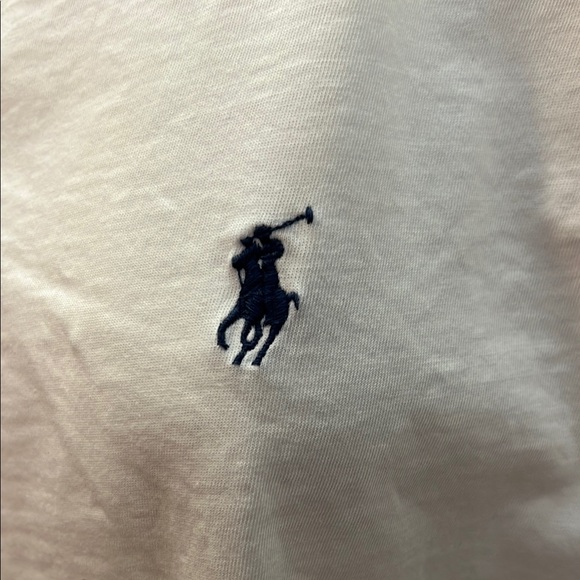 Ralph Lauren White Short Sleeve Tee Classic Crew Neck - Picture 5 of 7